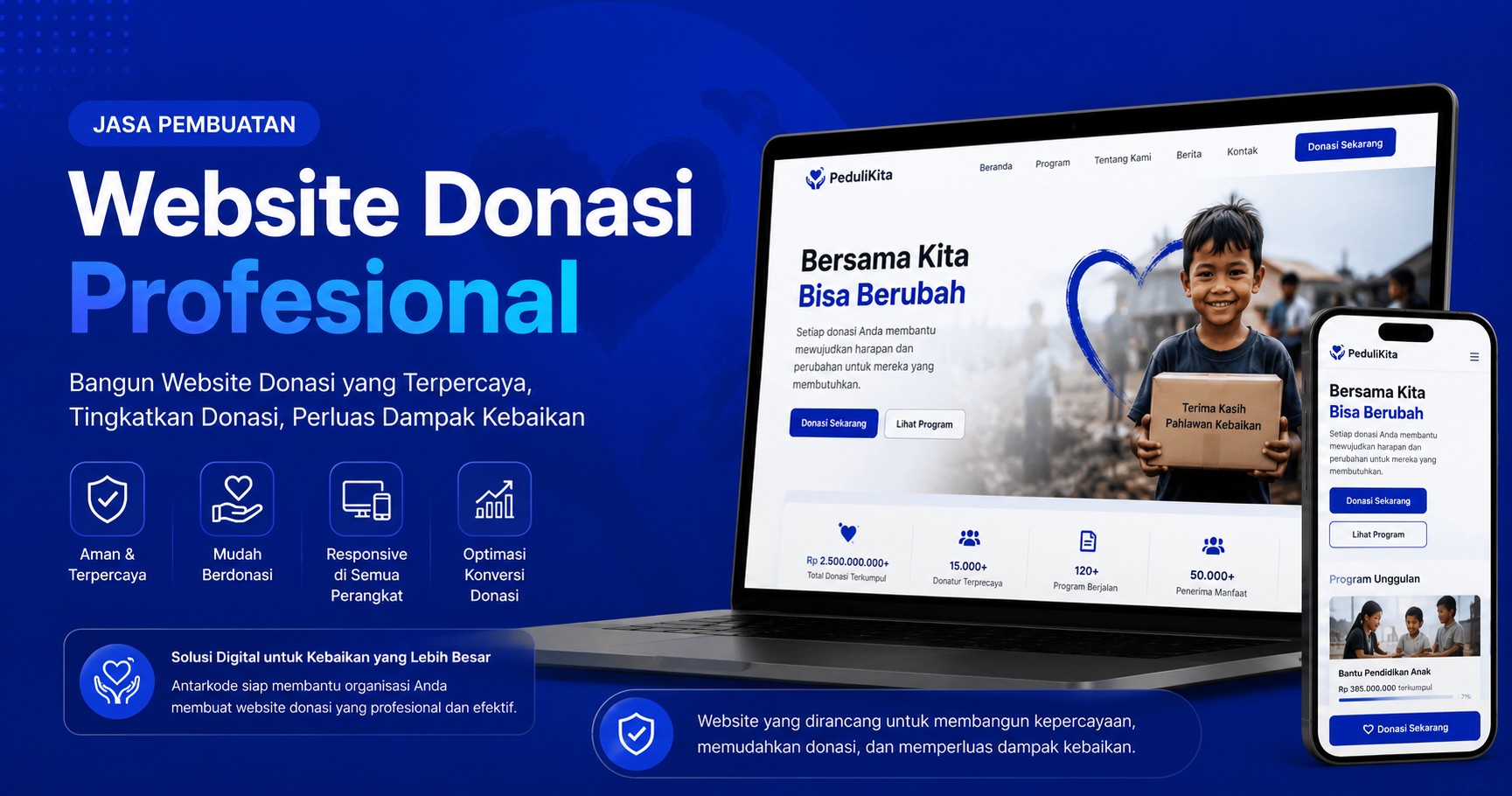 Jasa Pembuatan Website Donasi: Solusi Lengkap untuk Penggalangan Dana Online yang Profesional