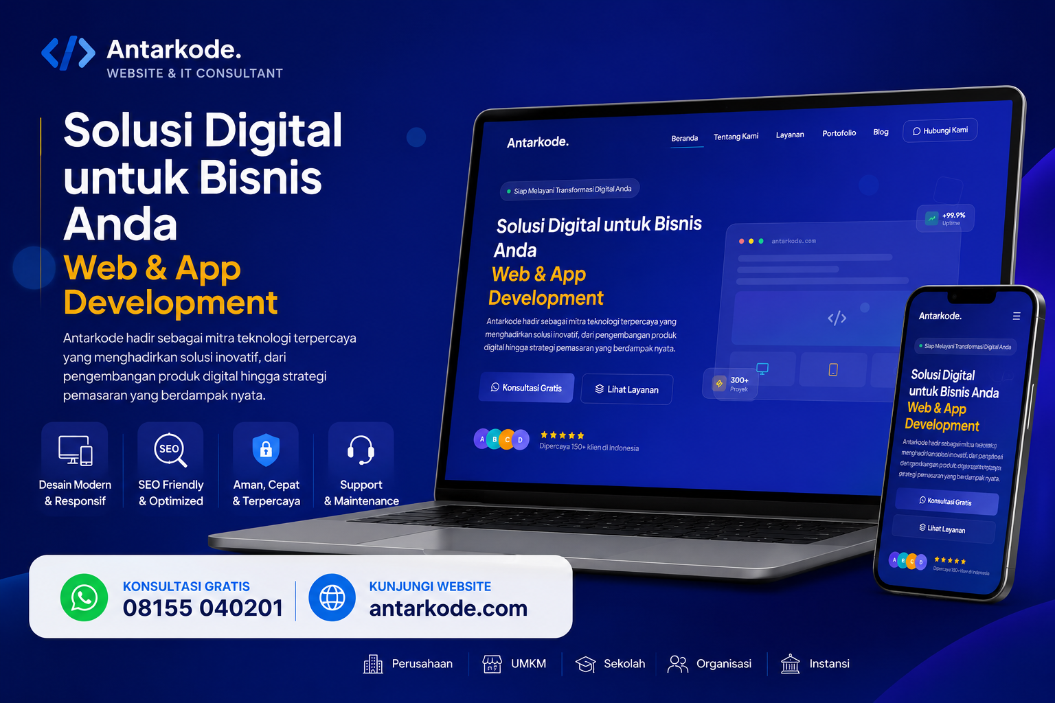 Jasa Pembuatan Website Cianjur Profesional untuk Bisnis, UMKM, dan Instansi